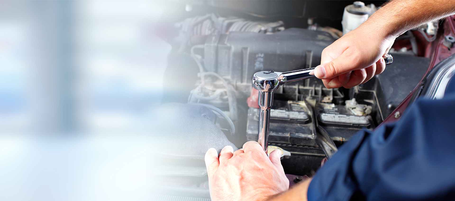 Man admiring his car